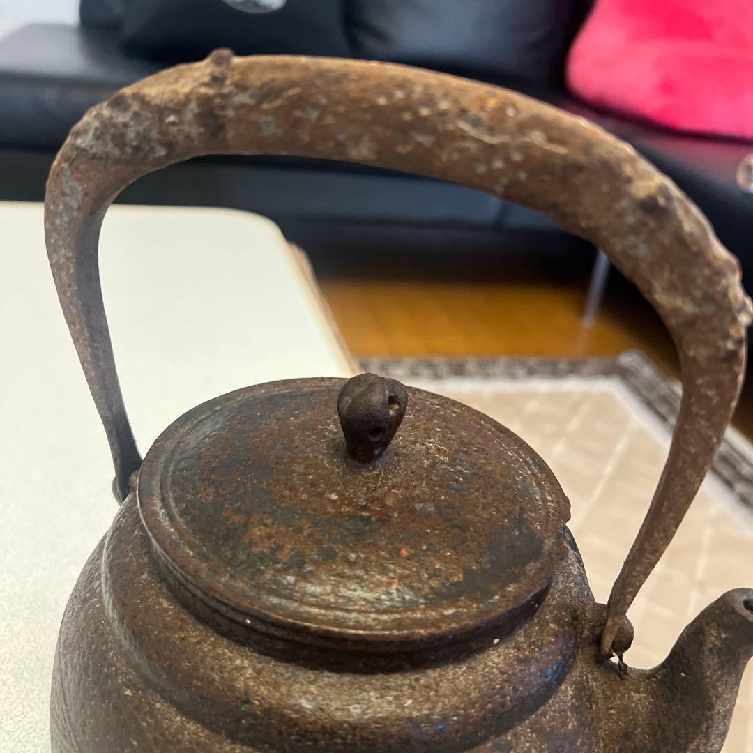 時代鉄瓶　煎茶道