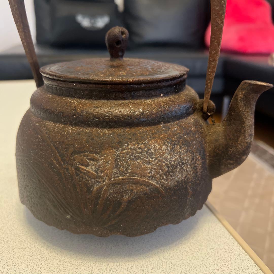 時代鉄瓶　煎茶道