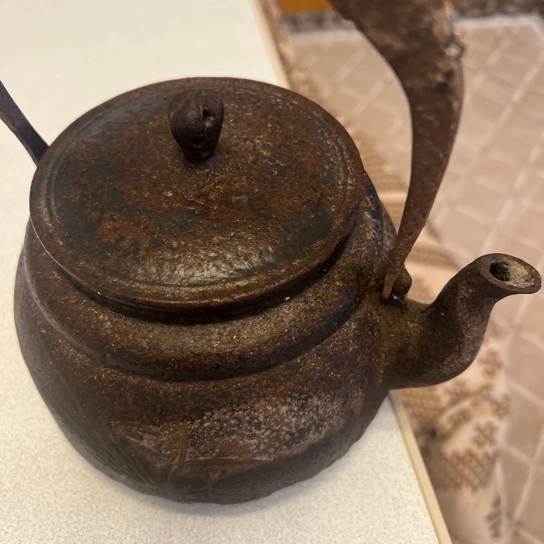 時代鉄瓶　煎茶道