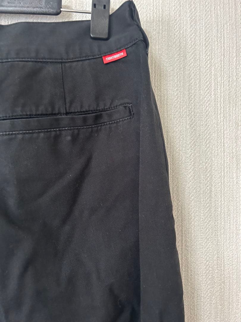 TIGHTBOOTH ブラック パイピングワイドパンツ Mサイズ
