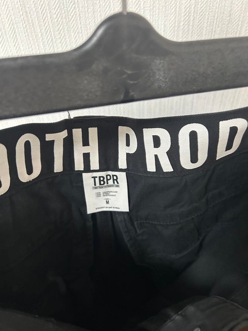 TIGHTBOOTH ブラック パイピングワイドパンツ Mサイズ