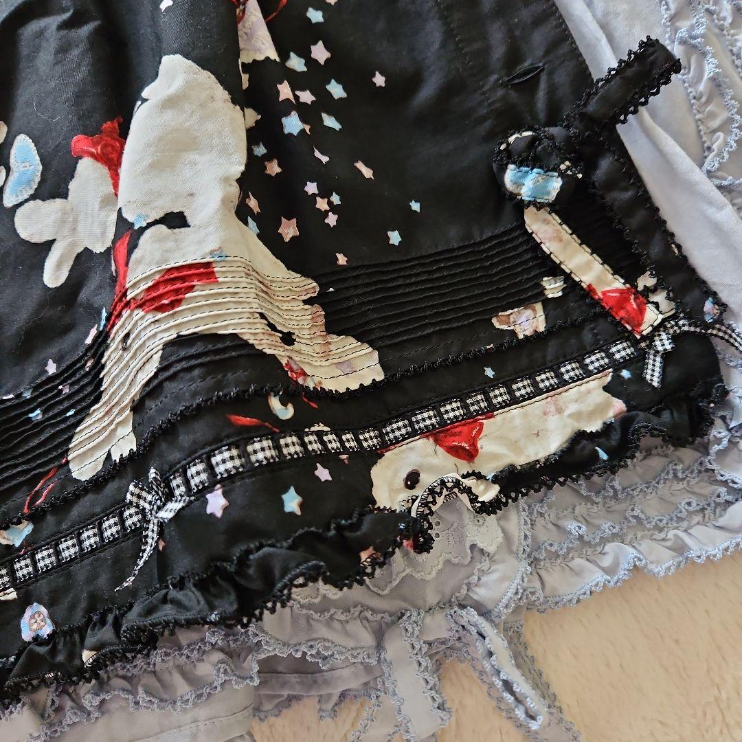 ★ピンクハウス★❤️エトワールシュクレロングワンピース✨被せ段々✨黒