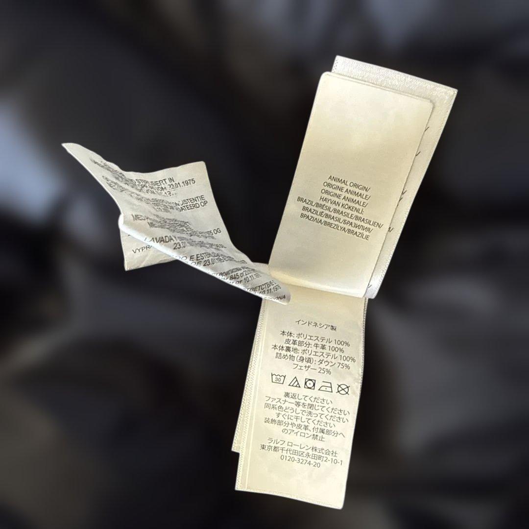 【最終値下げ】ポロ・ラルフ・ローレン フード付きダウンベスト ネイビー