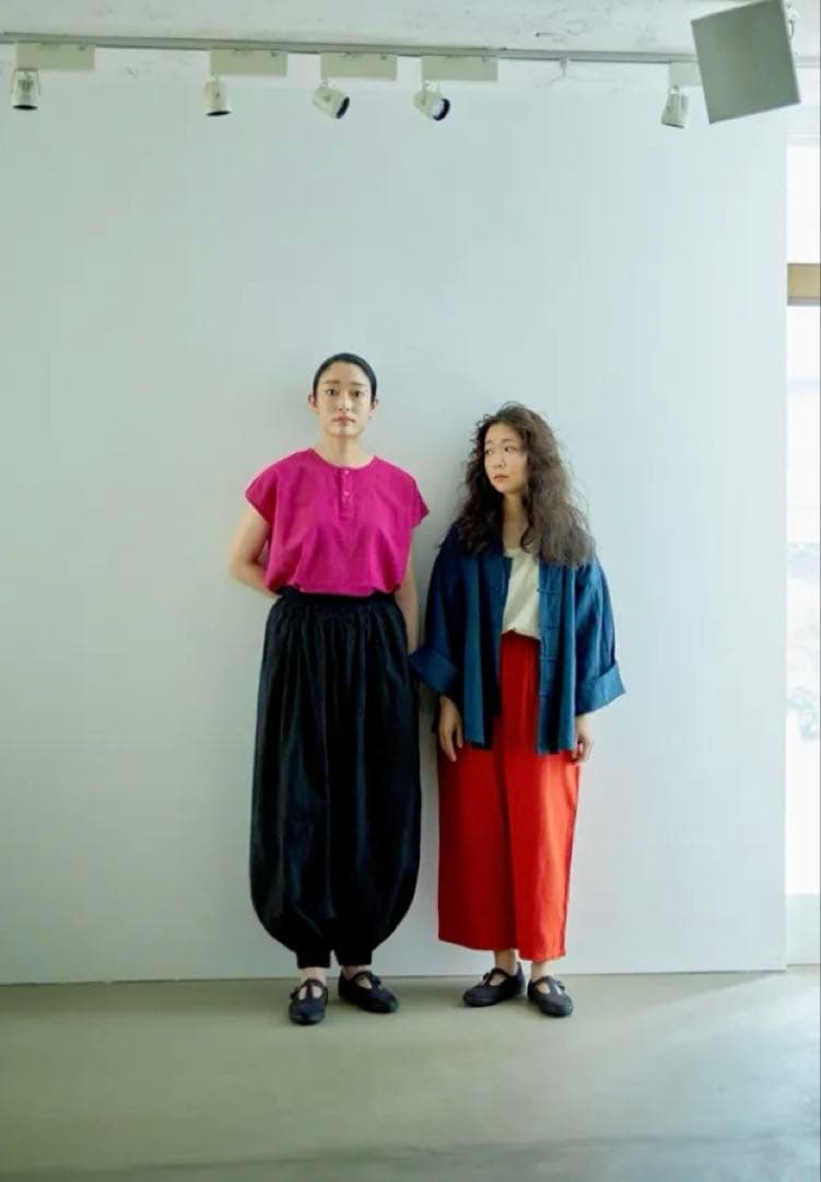 ヂェン先生の日常着 バルーンパンツ ブラック 黒 Mサイズ 厚手 新品未使用