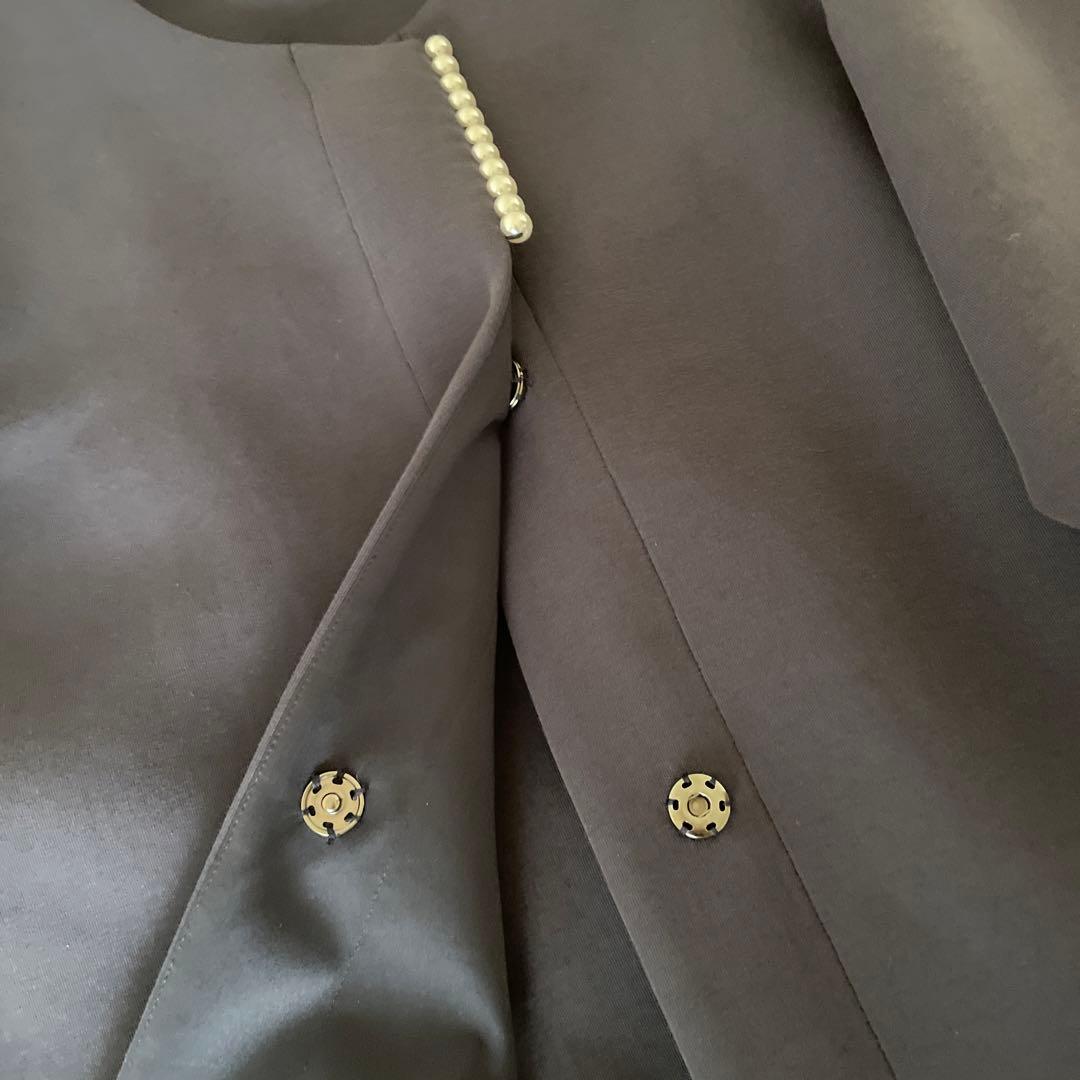 BEATRICE ベアトリス　タグ付き　パール装飾　アウター