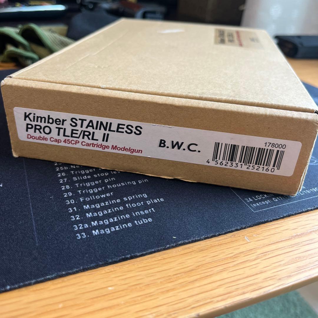 BWC Kimber STAINLESS PRO TLE/RL II モデルガン