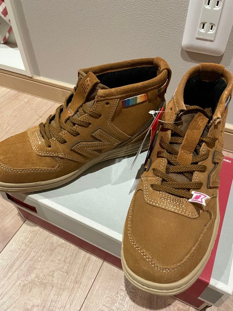 New Balance WP996S ハイカットスニーカー 23.5cm カプチ