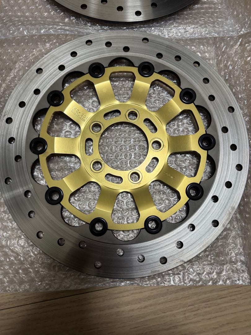 サンスターカスタムフロントディスク―カワサキ用KC-301 美品、使用距離少