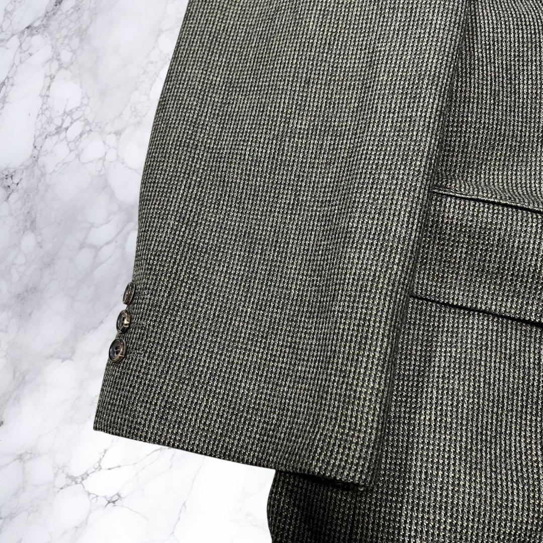 大きいサイズ パパス マーリング＆エヴァンス セットアップ スーツ 千鳥格子 L