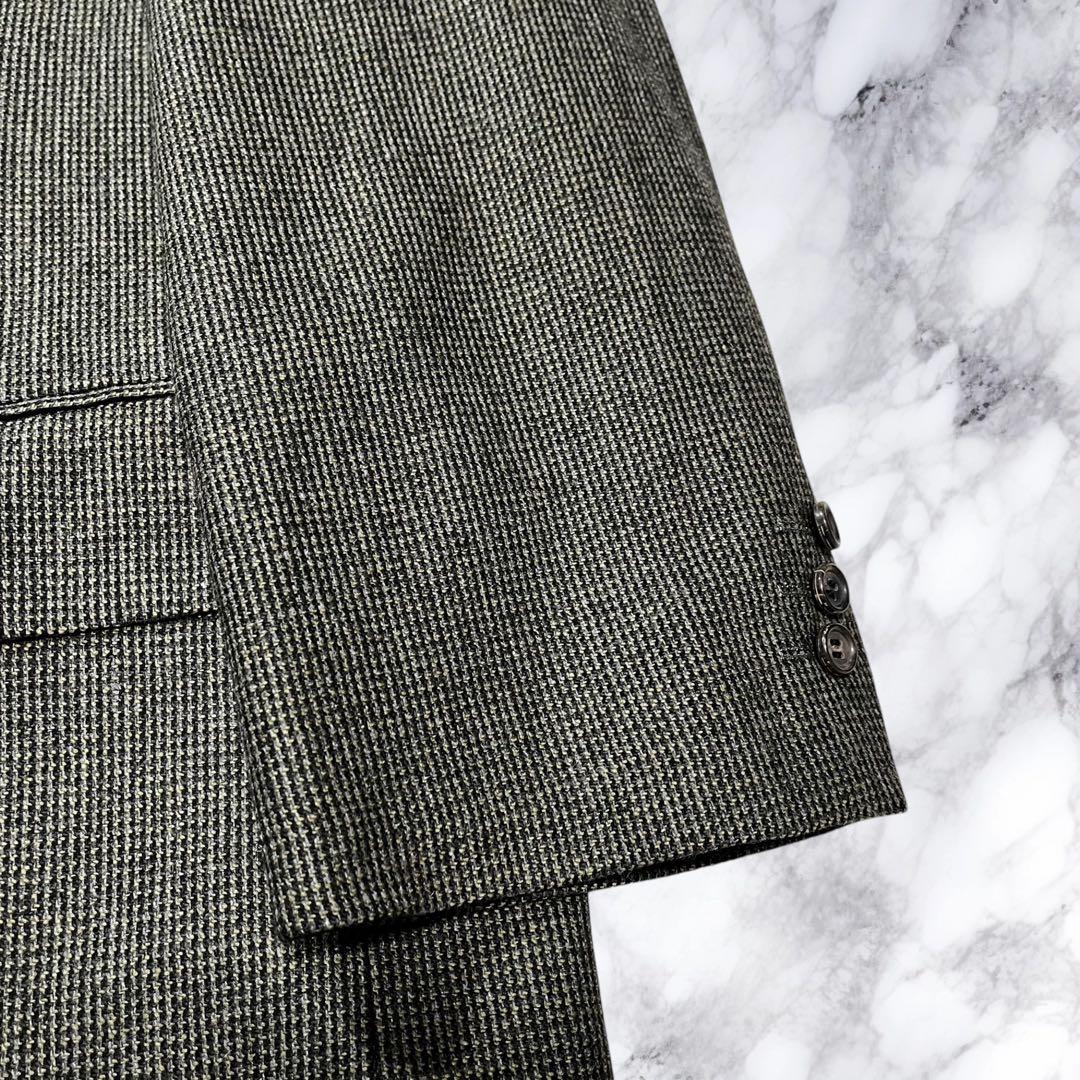 大きいサイズ パパス マーリング＆エヴァンス セットアップ スーツ 千鳥格子 L