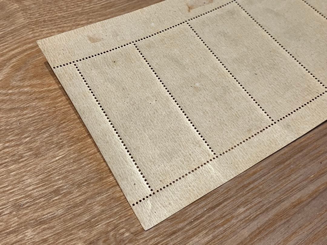 【未使用品】趣味の週間記念 見返り美人／月に雁 5枚綴り小型シート2枚セット