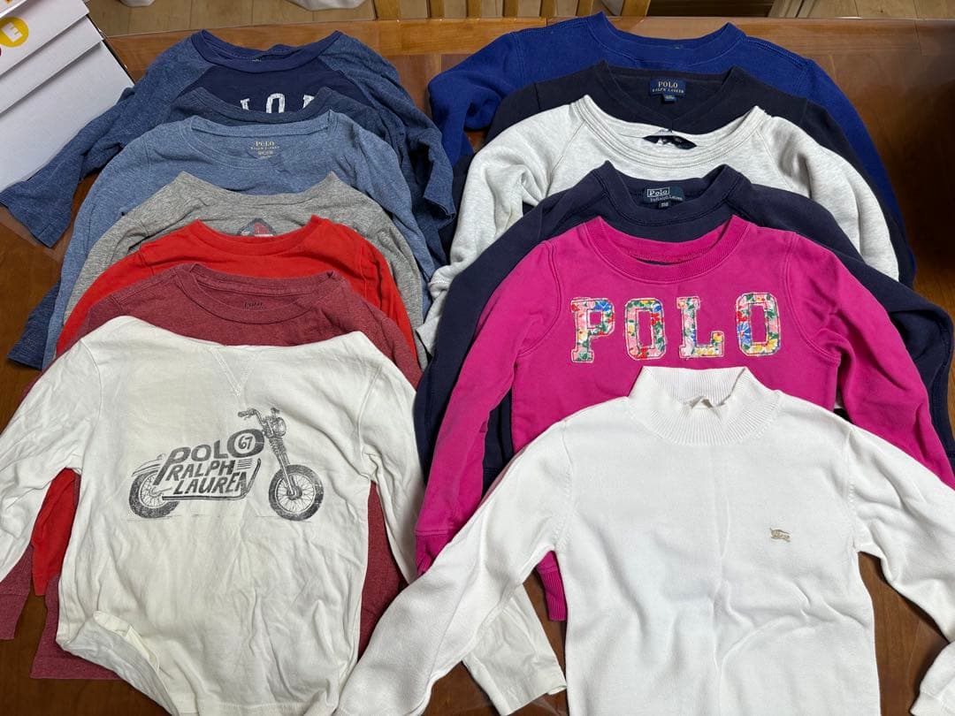 全てPOLO Ralph Lauren 、Burberry 大量