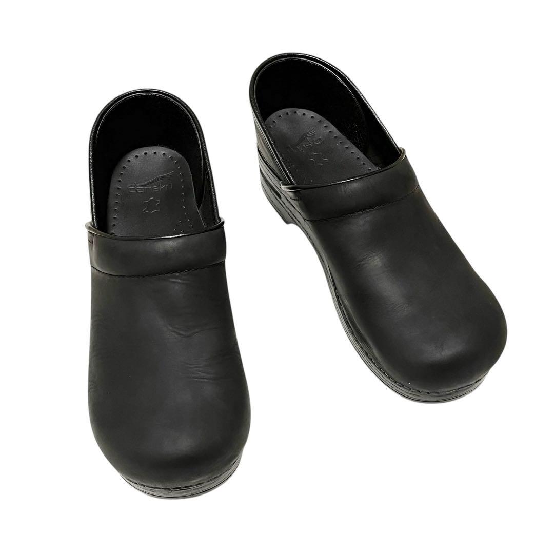 【極美品】◾️ダンスコ◾️プロフェッショナル◾️クロッグ◾️サボ◾️レザー◾️ブラック