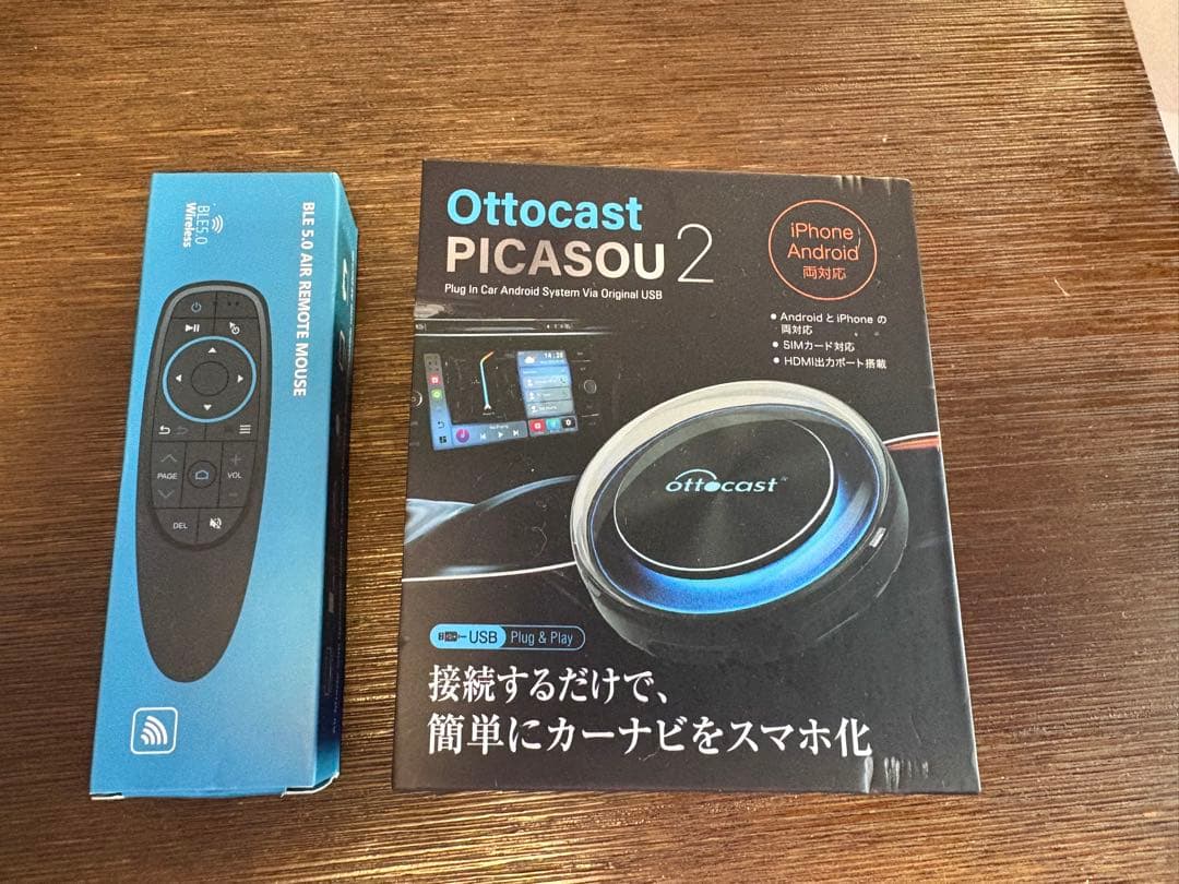 新同品！Ottocast PICASOU 2 リモコン付