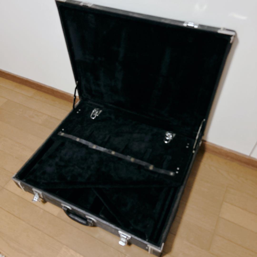 ブラック ラックケース 機材収納 ギター スタンド