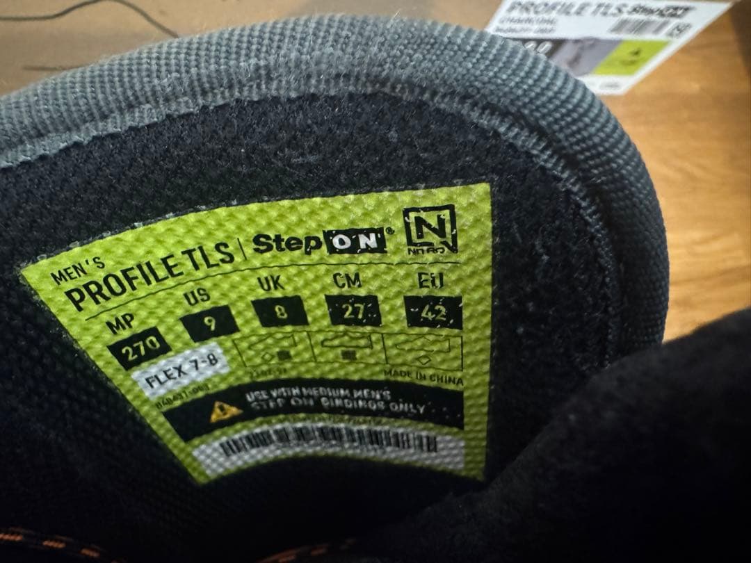 NITRO スノーボードブーツ Profile STEP ON チャコール