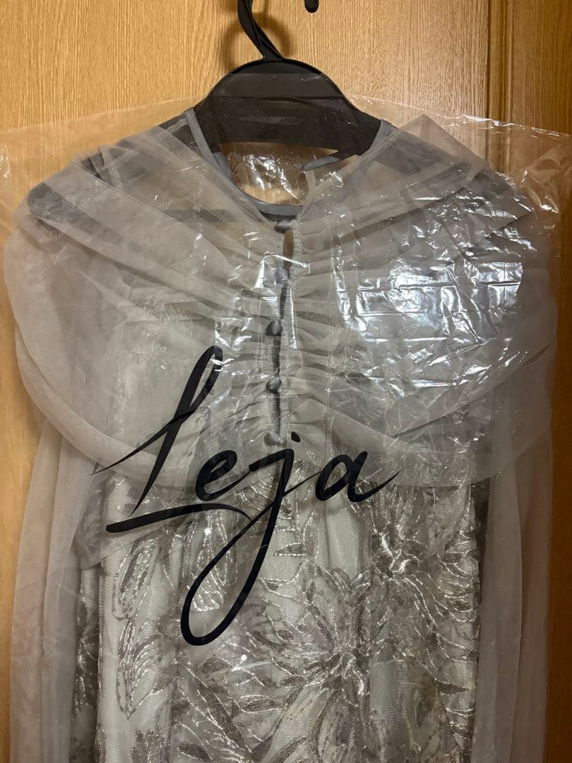 Leja ＊ チュールオフショルダー花柄Iラインワンピースドレス