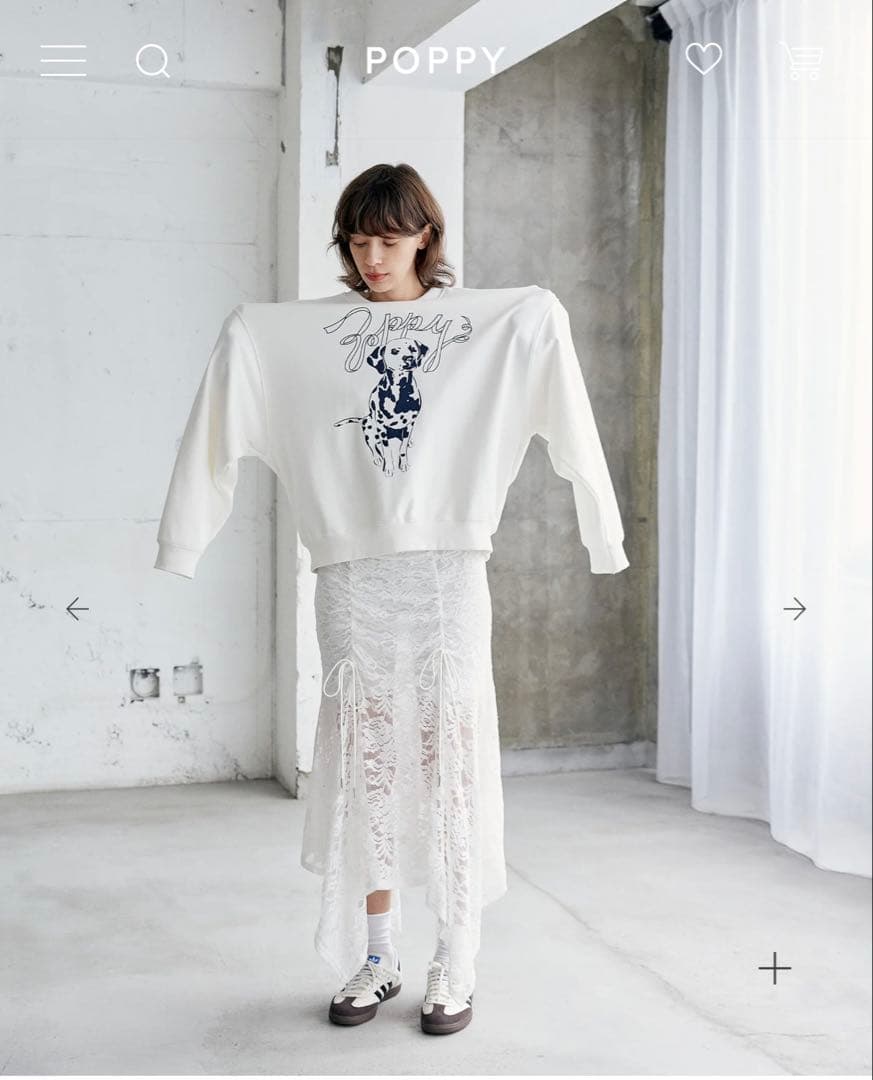 POPPY スウェット DALMATIAN SWEATSHIRT