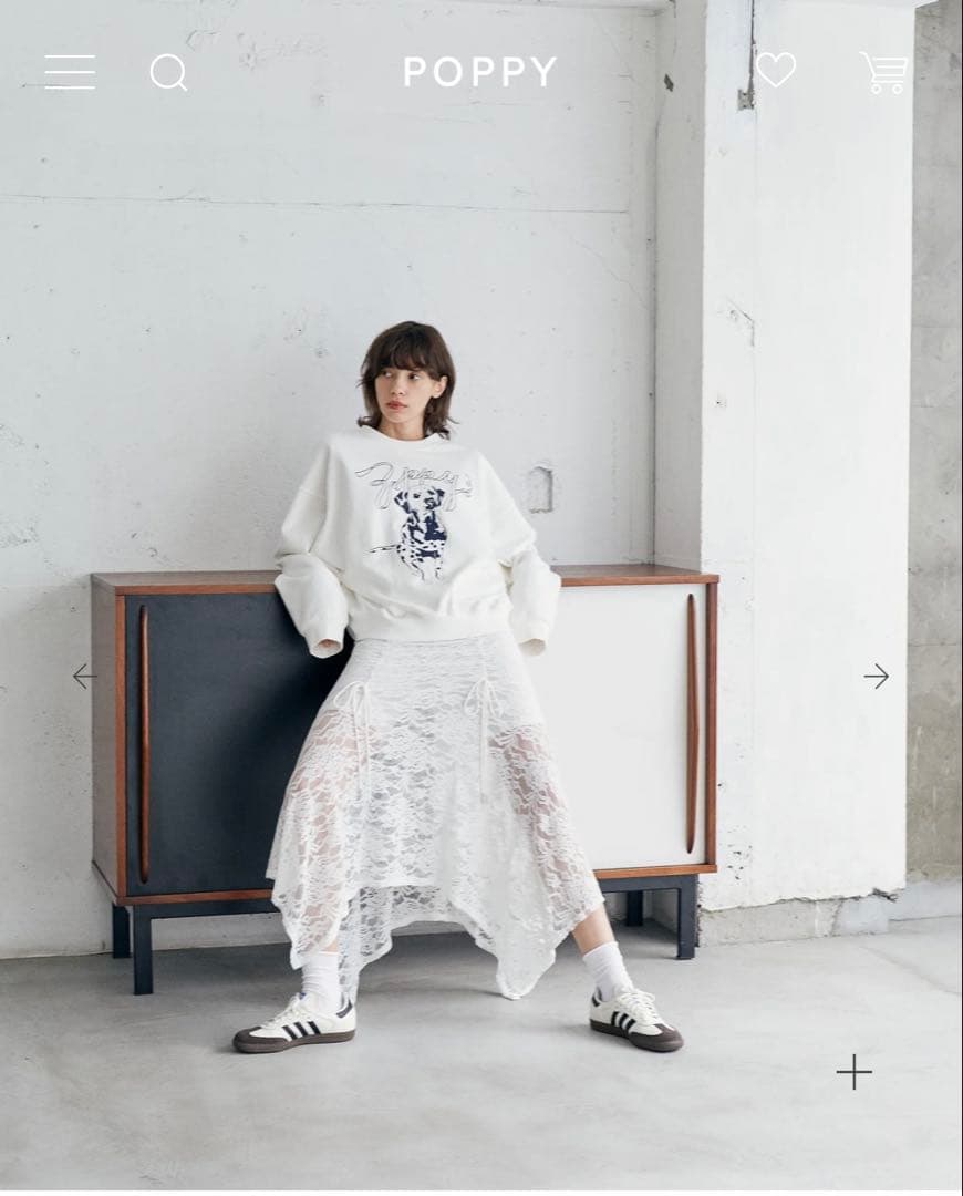 POPPY スウェット DALMATIAN SWEATSHIRT