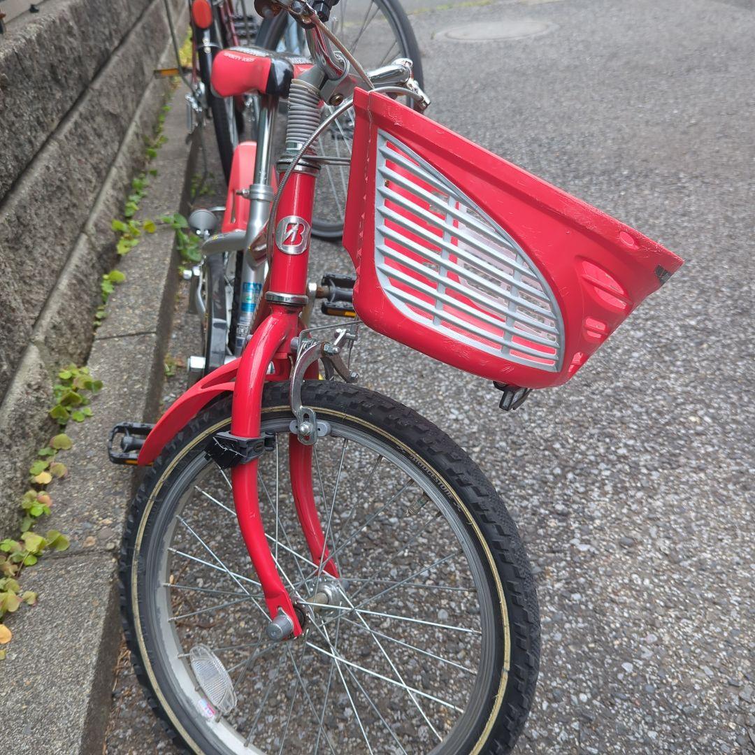 Cross Fire 子供用自転車 赤/シルバー　サイズ１８(東京北区）