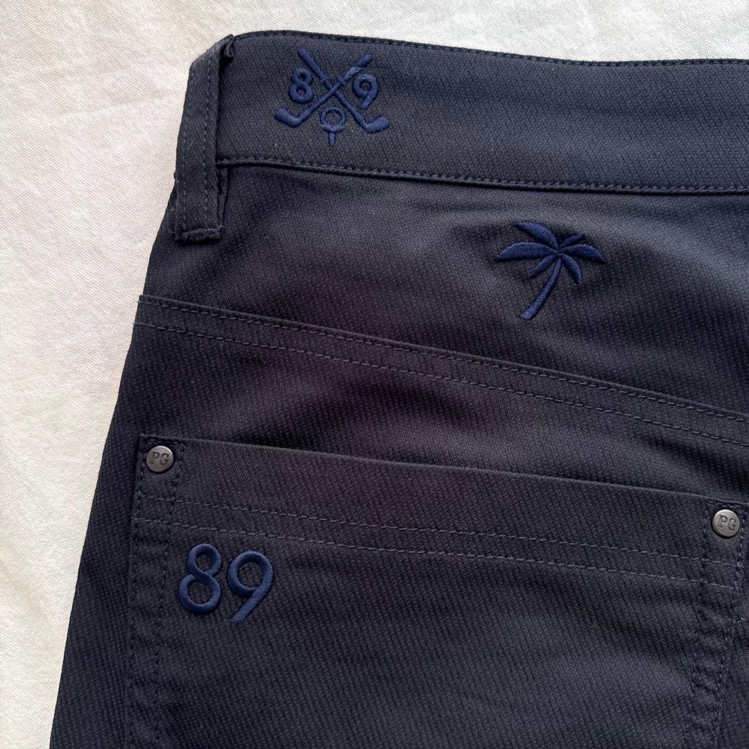 現行モデル　パーリーゲイツ　パンツ　5 L ネイビー　紺　濃紺　ストレッチ