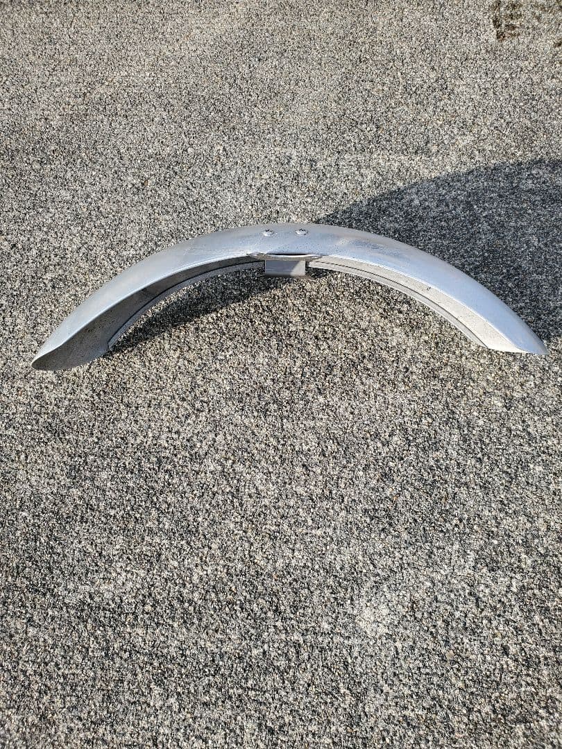 アルミ製シルバーフェンダー　tw225 tw200