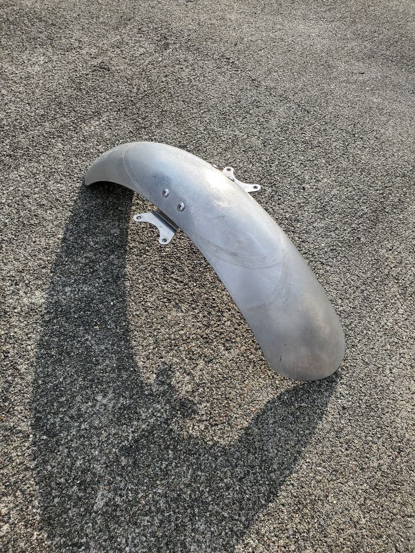 アルミ製シルバーフェンダー　tw225 tw200
