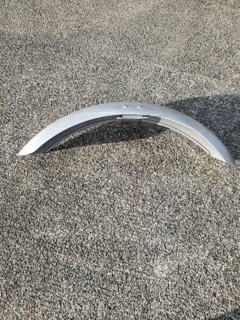 アルミ製シルバーフェンダー　tw225 tw200