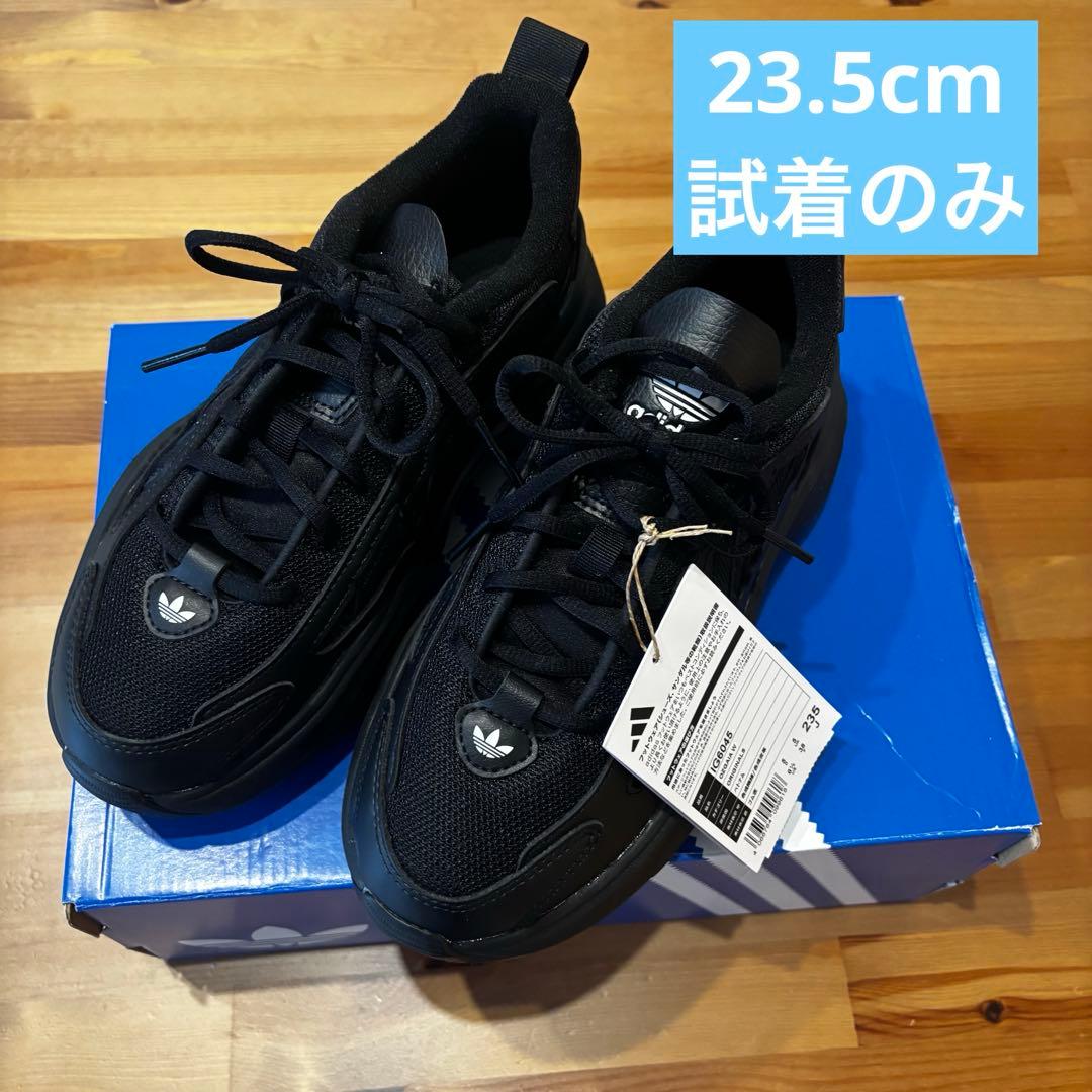 【試着のみ】23.5cm OZGAIA adidas アディダス オズガイア 黒