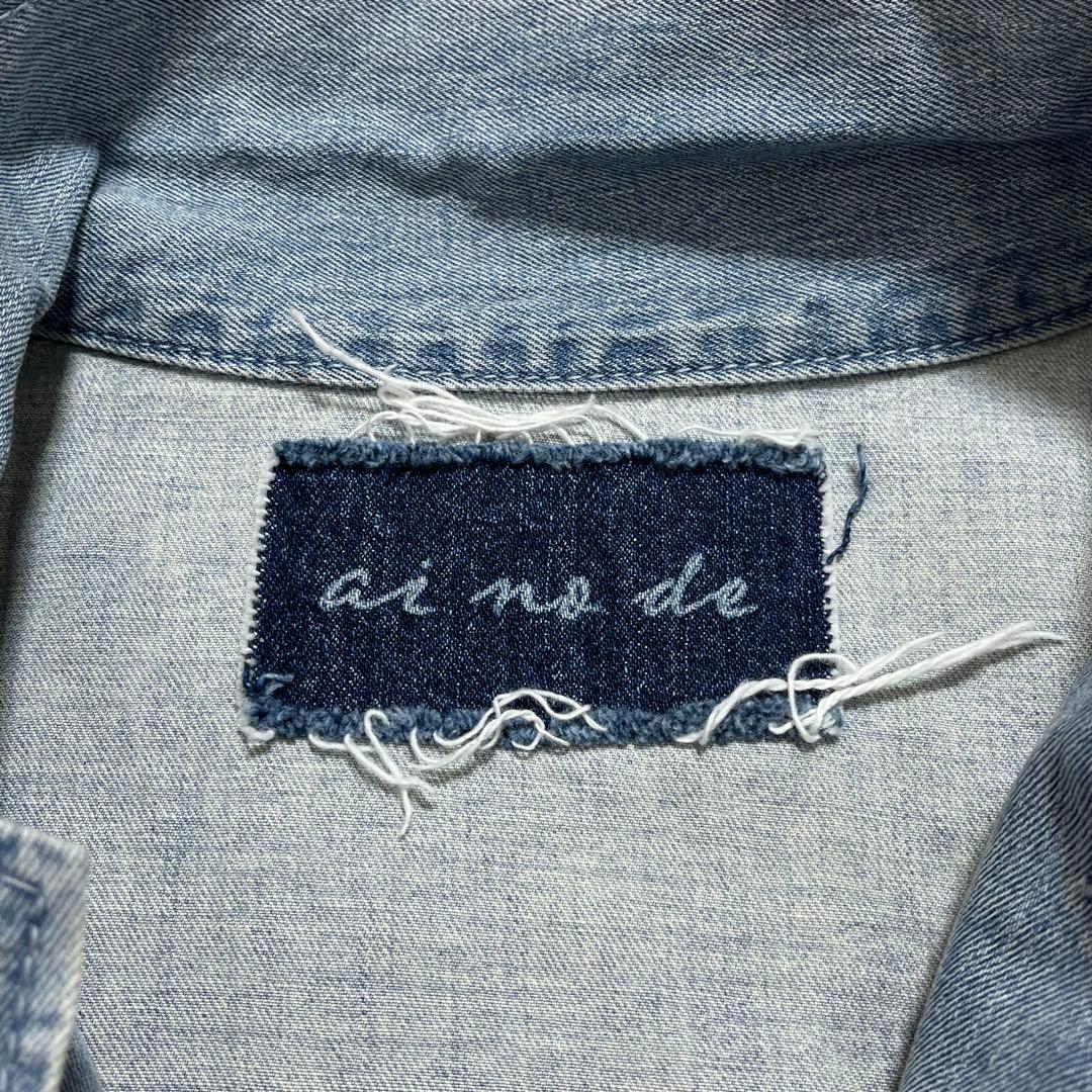 ai no de デニム ジャケット カバーオール M