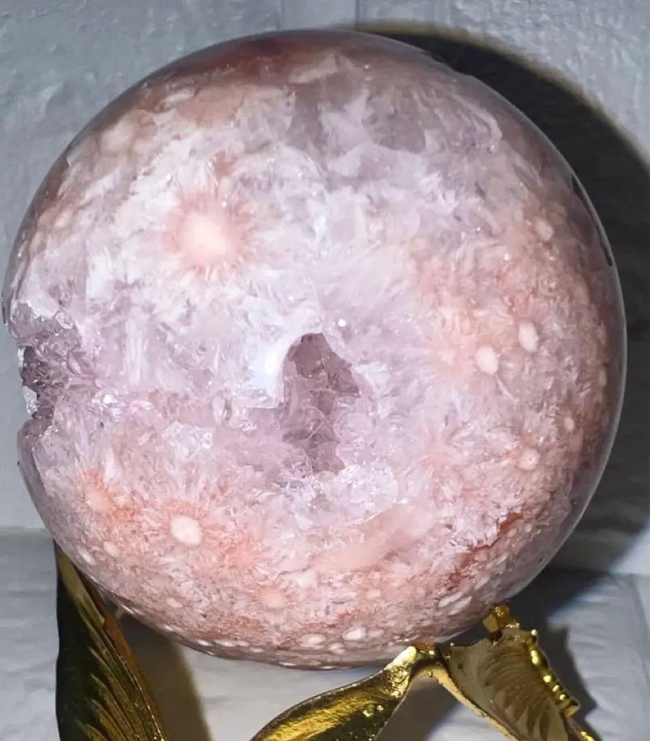 B、ピンクアメジスト⭐️赤＆ピンク系⭐️桜瑪瑙⭐️花瑪瑙⭐️スフィア⭐️天然石⭐️ザクザク