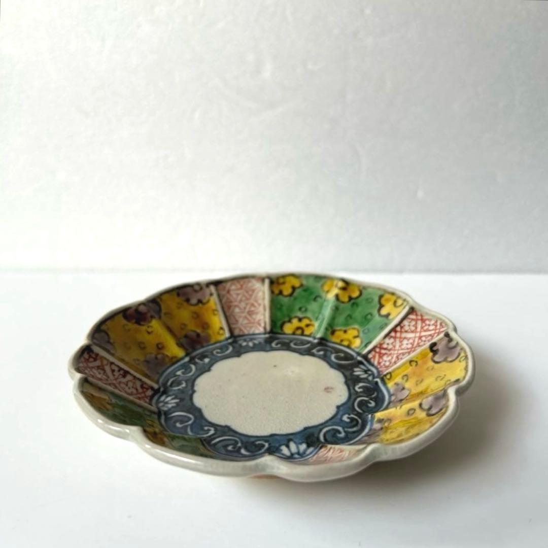 松浦コータローさん　色絵4寸皿　未使用　1枚