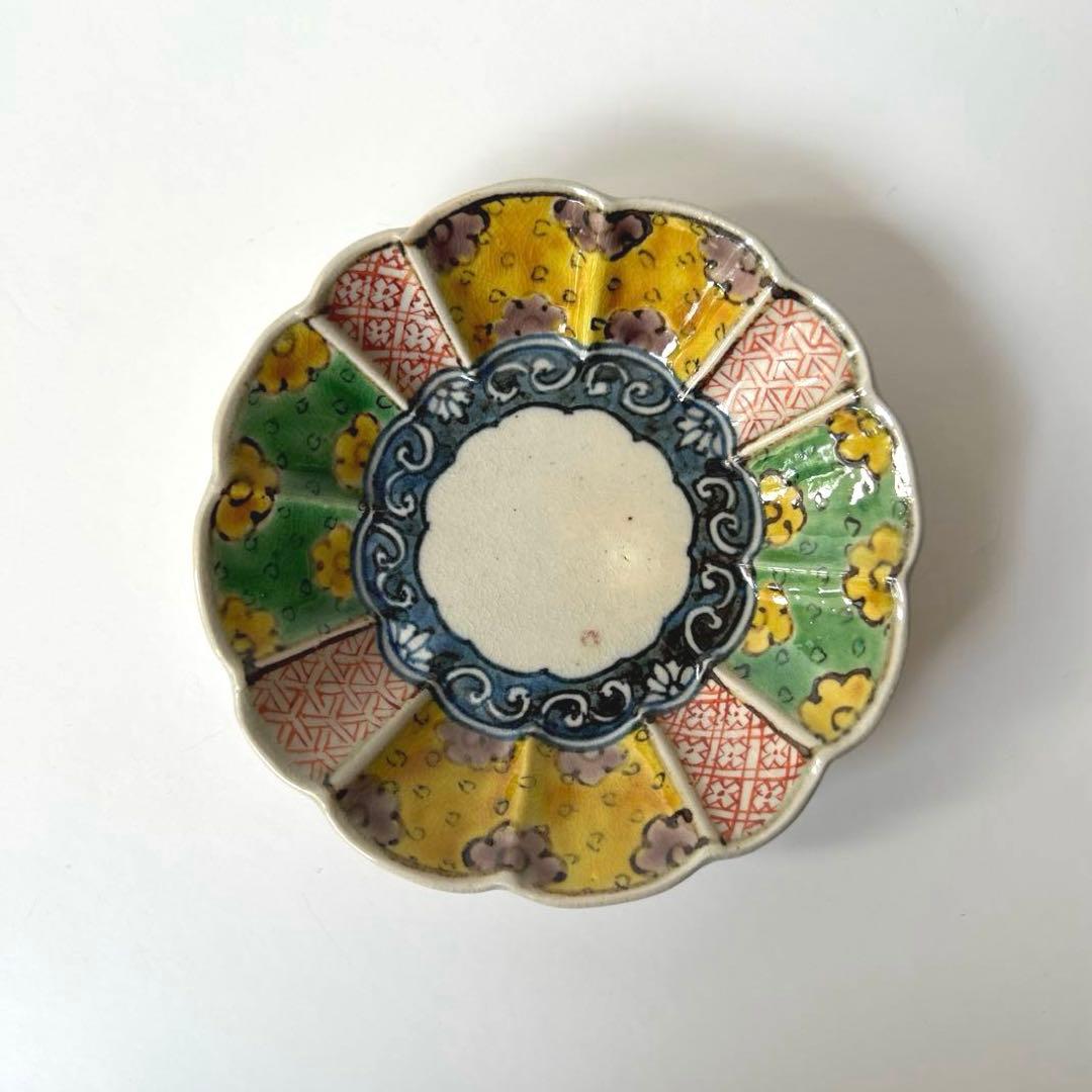 松浦コータローさん　色絵4寸皿　未使用　1枚