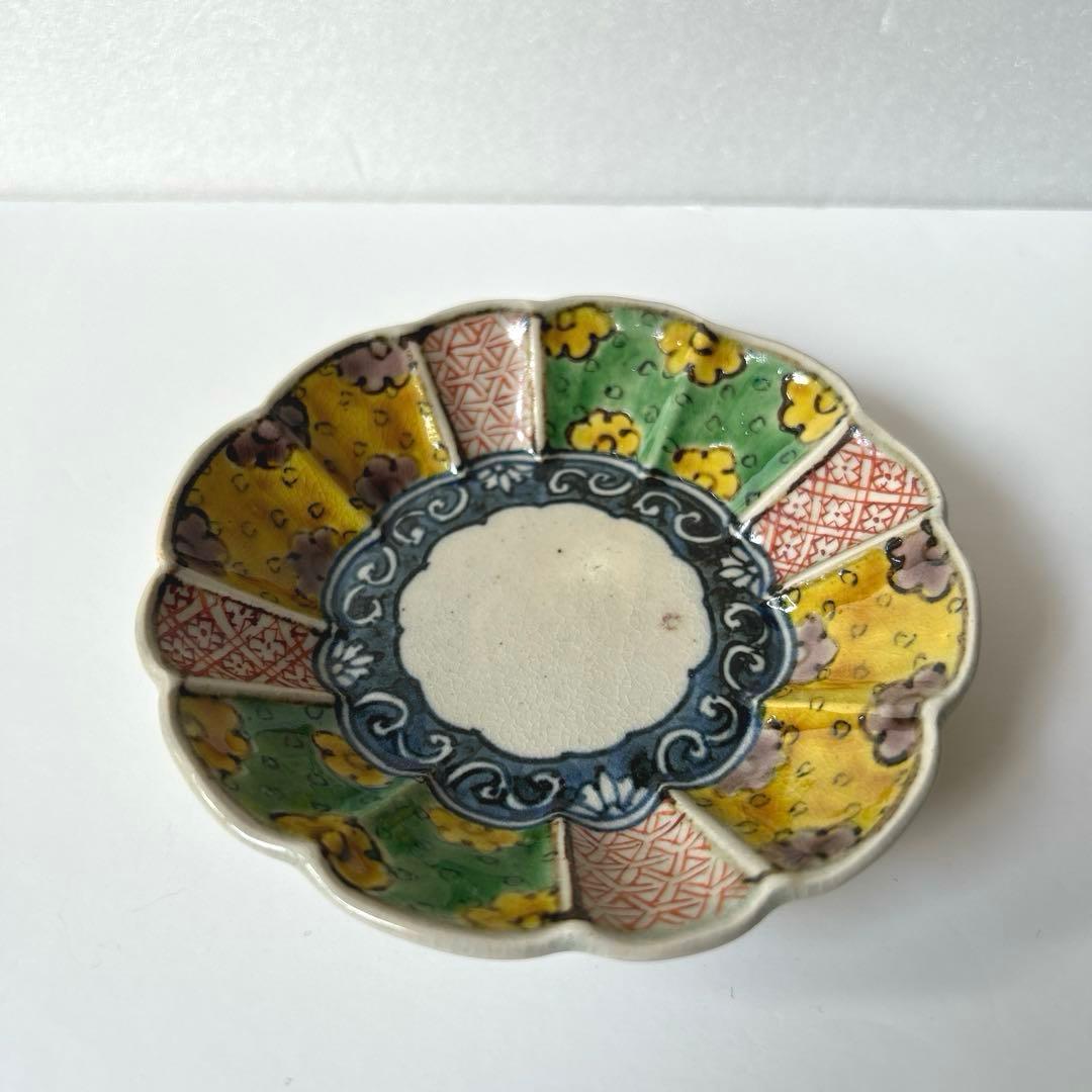 松浦コータローさん　色絵4寸皿　未使用　1枚