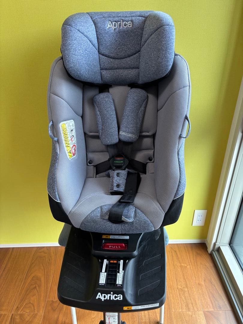 【美品】Aprica クルリラAC ISOFIX /シートベルト対応