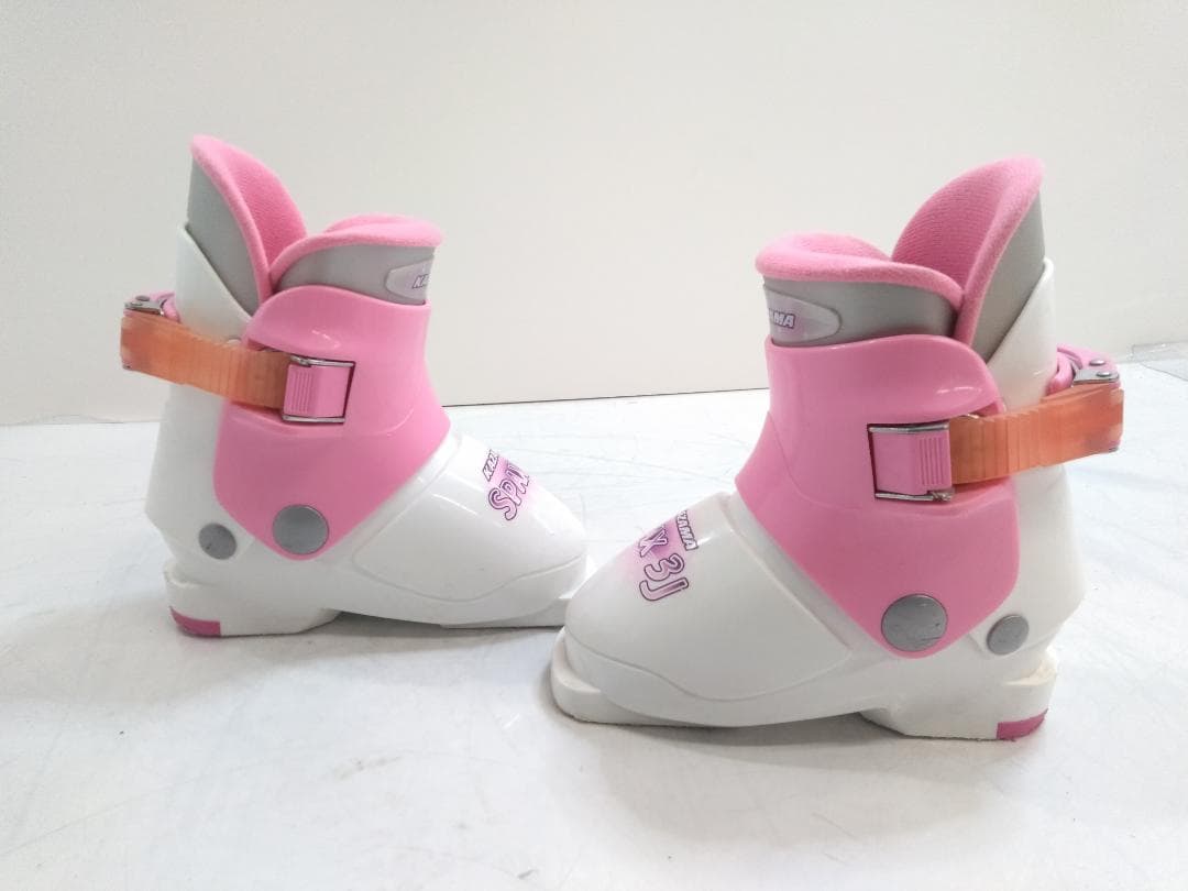 女の子 ジュニアスキー5点セット カザマ 96cm ブーツ 18cm ◇