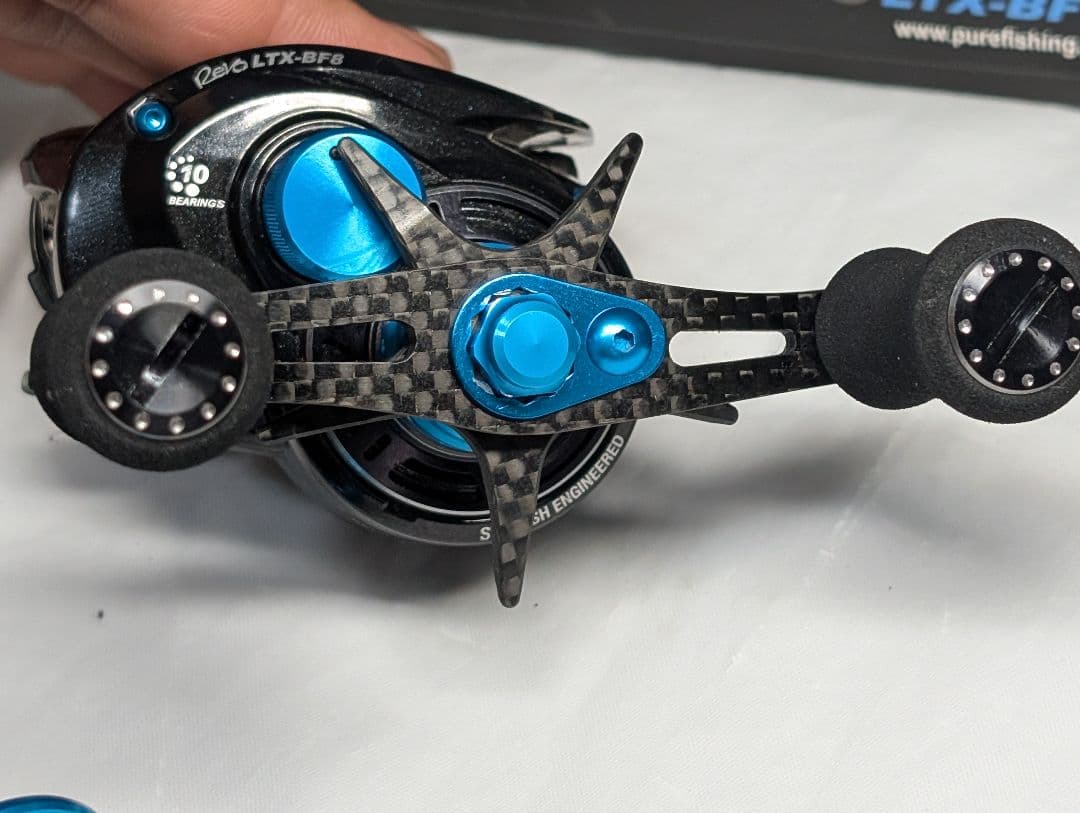 アブガルシア　管553GP　レボ LTX BF8 右ハンドル　カスタム品？