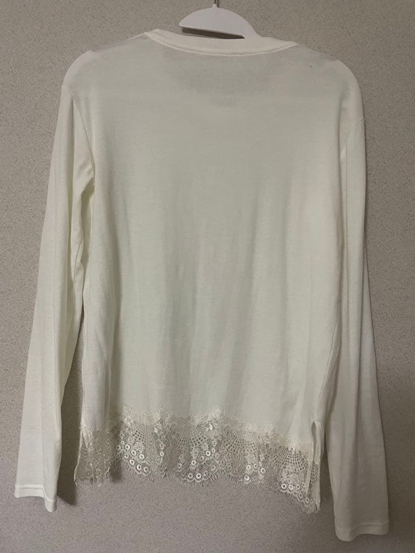 cccmalie シーマリー 裾レースシアー長袖カットソー　38