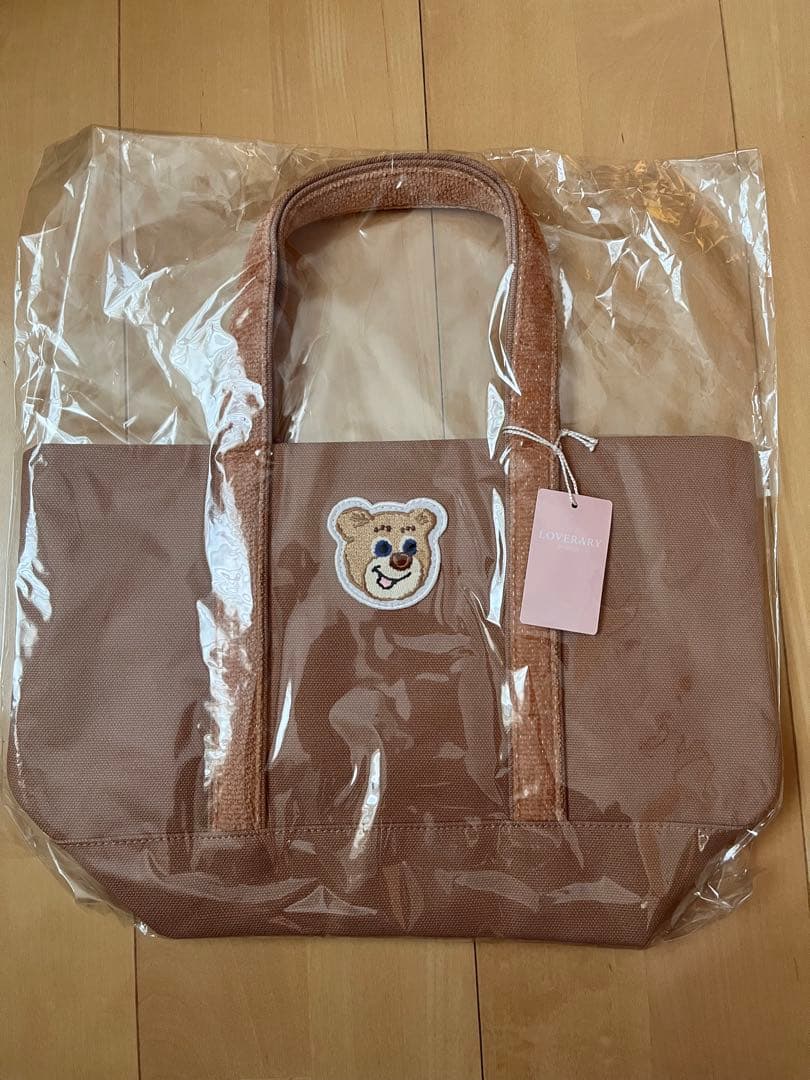 【新品未使用】フェイラー　オールドテディ　ワッペントートバッグ(小) ベージュ