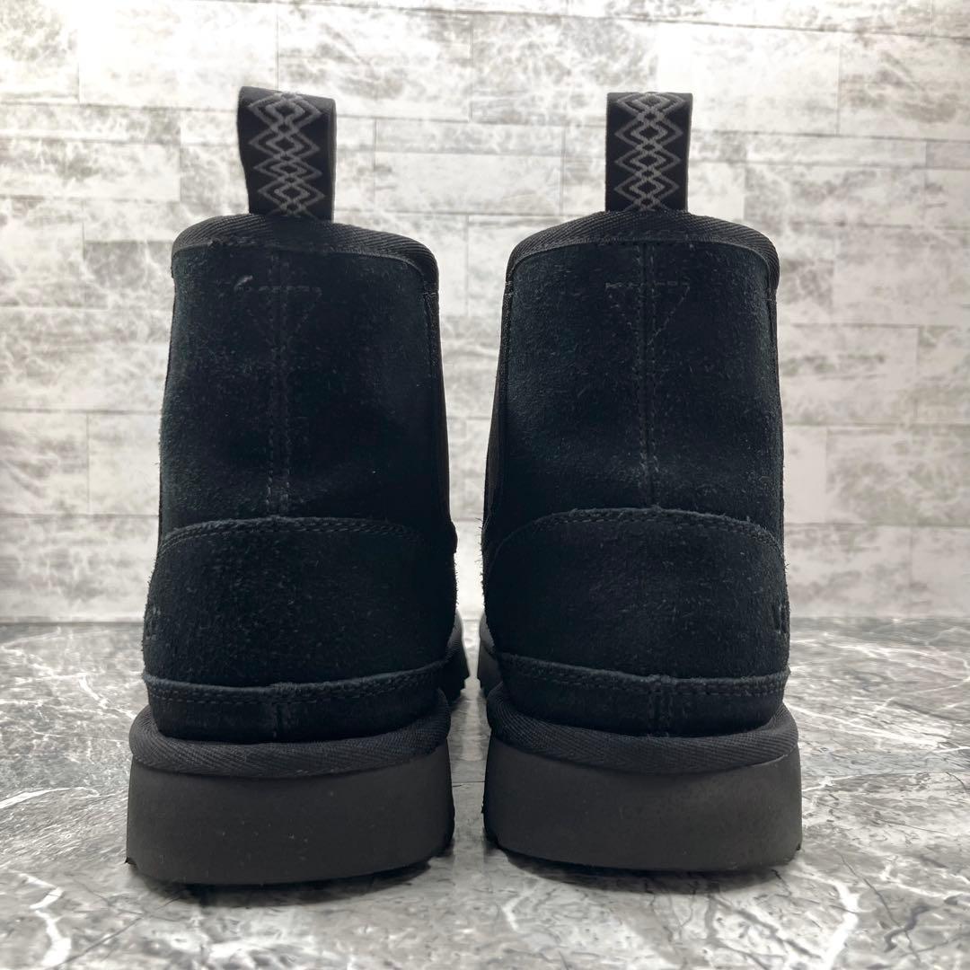 美品 UGG アグ ニューメル チェルシーブーツ 27cm スエード ブラック