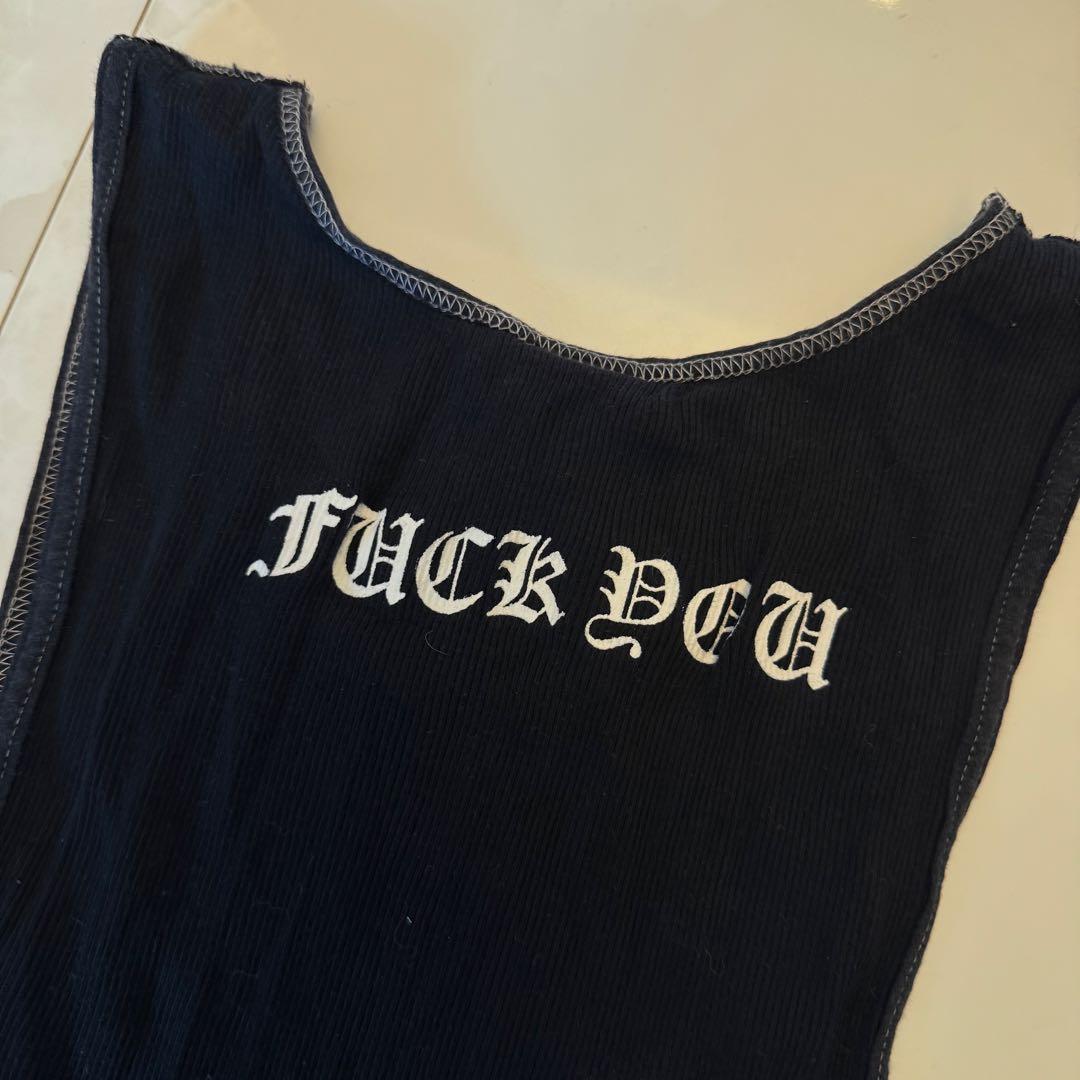 本物保証★Chrome Hearts★メンズブラックタンクトップ★M