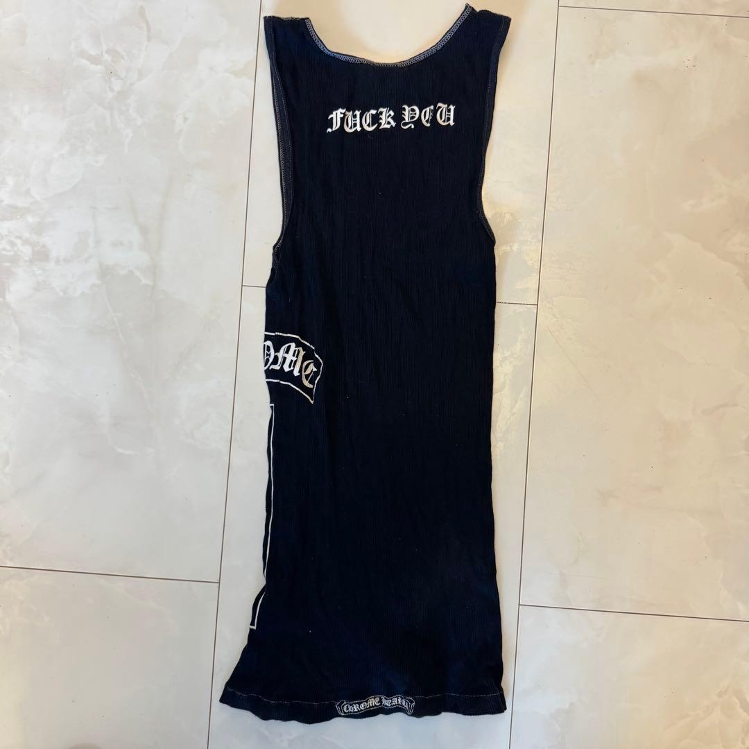 本物保証★Chrome Hearts★メンズブラックタンクトップ★M