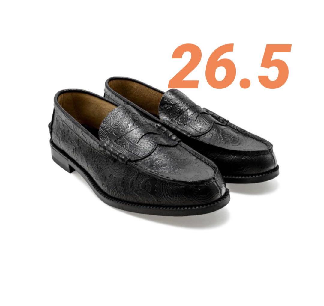新品未使用 Kenford Fineshoes ペイズリーローファー 26.5