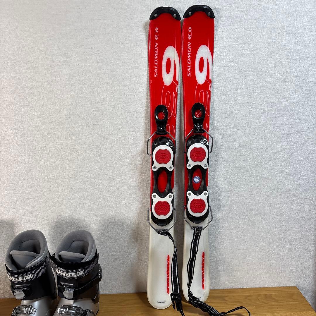 メンズ　ショートスキーセット　ケース25-25.5cm SALOMON ブーツ付