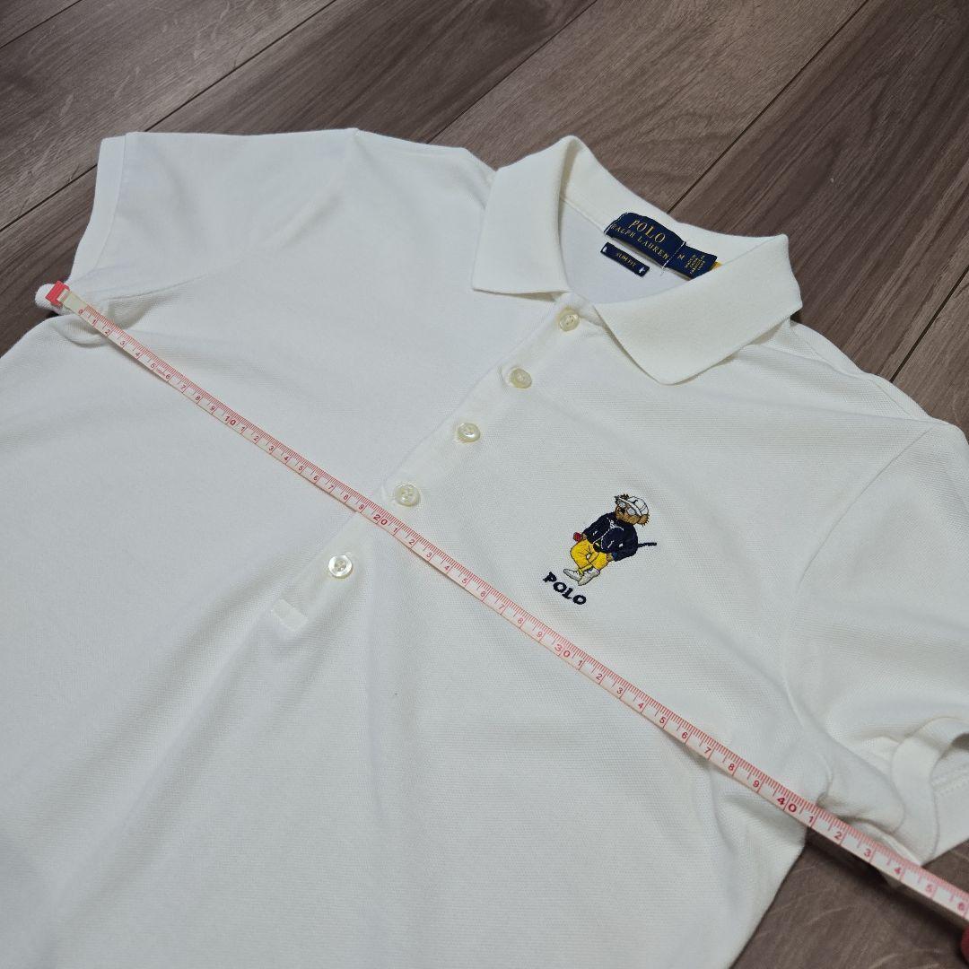 POLO RALPH LAUREN ホワイトポロシャツ M
