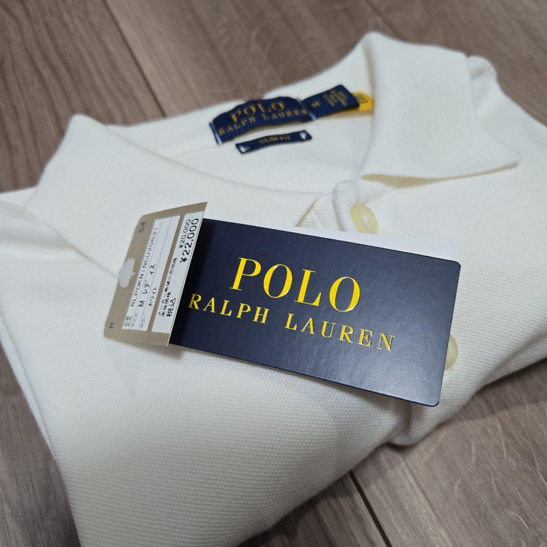 POLO RALPH LAUREN ホワイトポロシャツ M