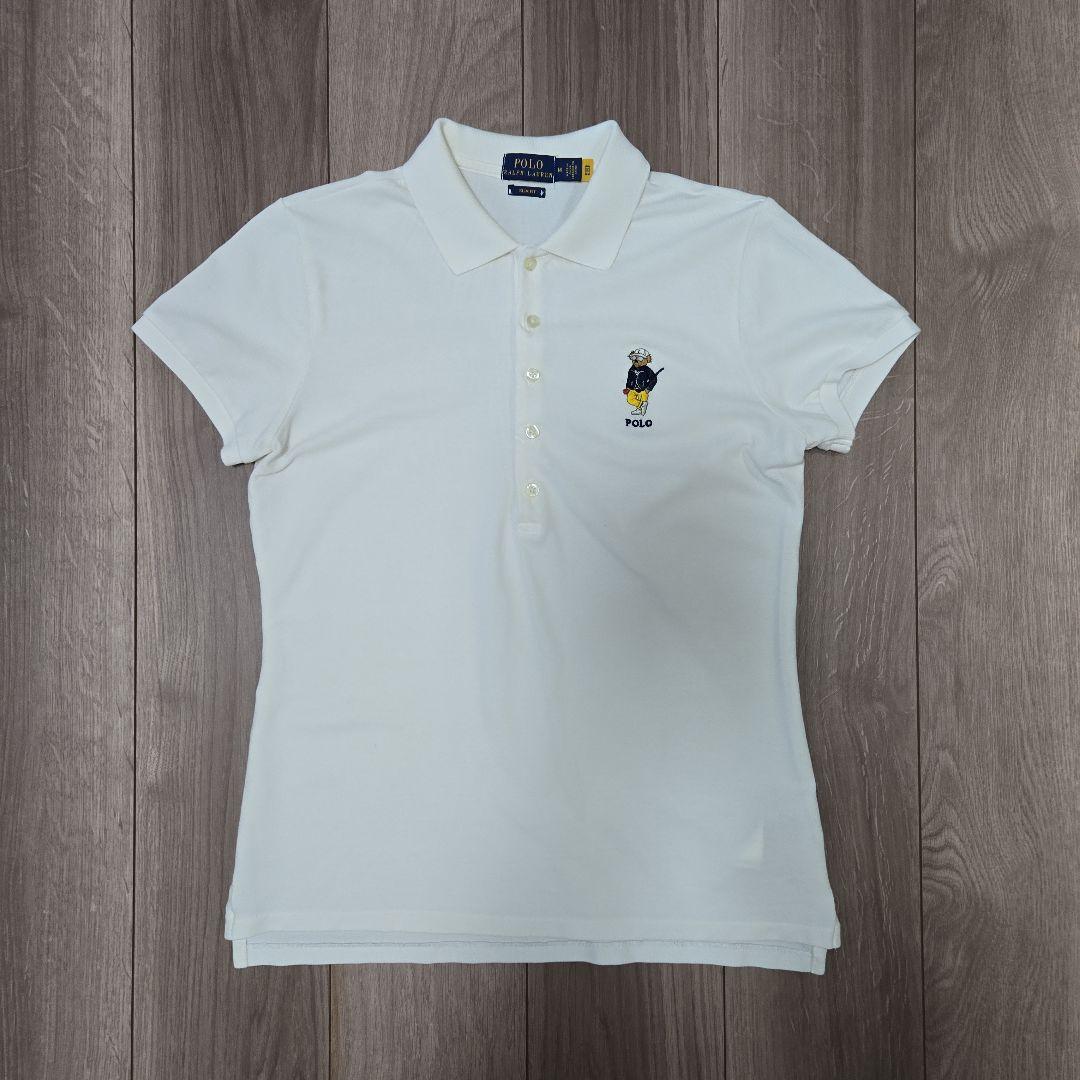 POLO RALPH LAUREN ホワイトポロシャツ M