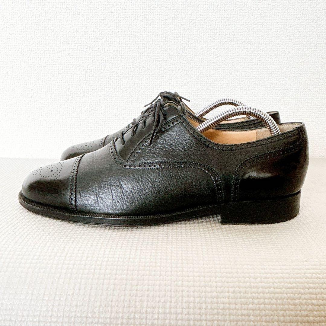 最高級✨️BRUNO MAGLI イタリア製 ストレートチップ ブラック 9W