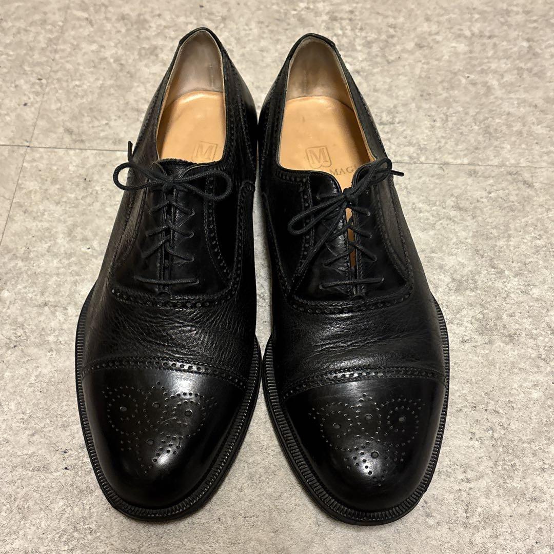 最高級✨️BRUNO MAGLI イタリア製 ストレートチップ ブラック 9W
