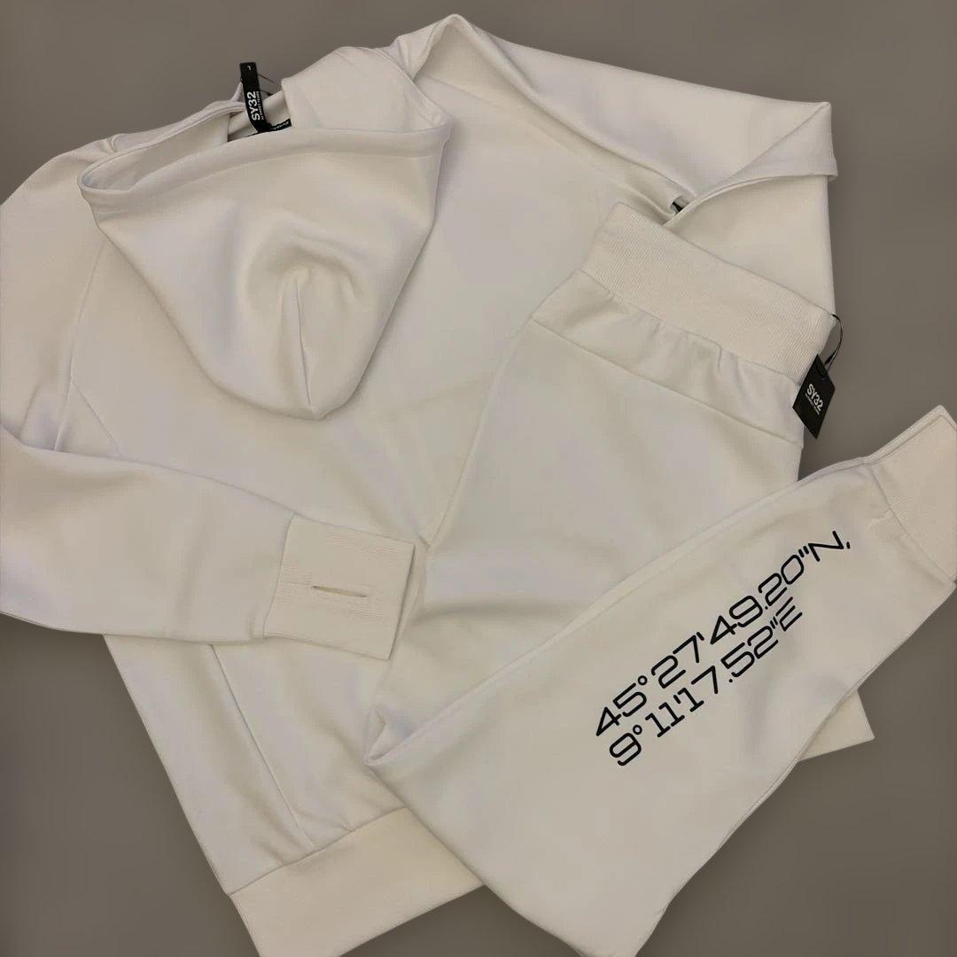 SY32 セットアップ 長袖 長ズボン Lサイズ ホワイト 新品未使用タグ付き